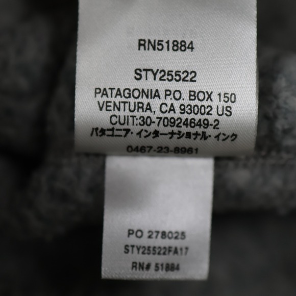 Patagonia Better Sweater Mens Large Gray Pullover 1/4 Zip Vail Colorado 25522 - Picture 9 of 9